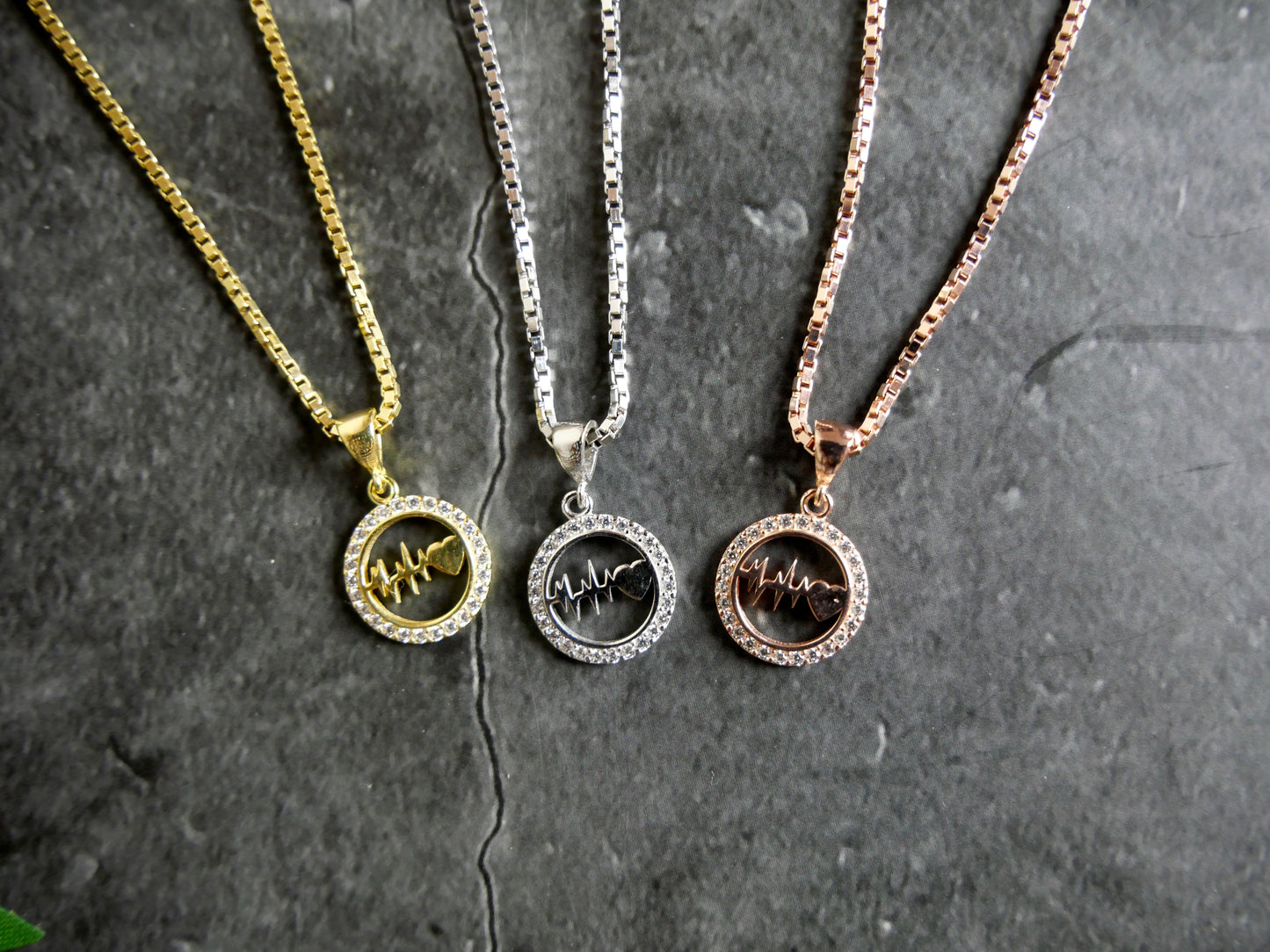 Heartbeat Pendant Necklace